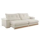 Ver imagem 3 de Sofá Dubai Linho 02 Módulos de 120 Cm B25 Cm Meu Sofá Online A302 Linho Branco