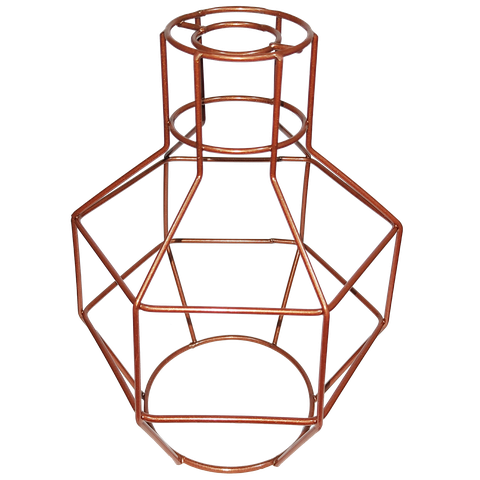 Cupula de Aramado Granada Cobre para Pendentes e Abajures G