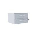 Ver imagem 1 de GAVETEIRO AÉREO 2 GAVETAS PANDIN MAXXI - CINZA