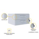 Ver imagem 3 de GAVETEIRO AÉREO 2 GAVETAS PANDIN MAXXI - CINZA