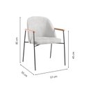 Ver imagem 3 de Kit 6 Cadeiras para Sala de Jantar Duna