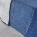 Ver imagem 6 de Cobertor Avulso Queen com efeito Pele de Carneiro - Chamber Sherpa Azul Stone - Tekstil
