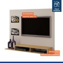 Ver imagem 4 de Painel para TV até 46 Polegadas 2 Prateleiras Hades - Off White/Cinamomo