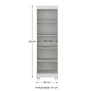 Ver imagem 3 de Armário Lavanderia 2 Portas com Pés Aurora Branco