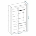 Ver mais imagens de Closet Solteiro 2 Gavetas Amoudi Móveis