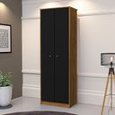 Ver imagem 2 de Multiuso Office Organizador Escritório Quarto Cozinha Preto Freijó