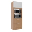 Ver imagem 5 de Torre Quente 80cm para Forno e Micro-ondas com 1 Porta Basculante 2 Gavetas e Rodapé Cz