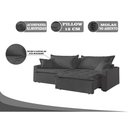 Ver imagem 3 de Sofá Cama 2 Lugares Retrátil e Reclinável Belize Mundial Estofados