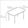 Mesa em Formica M-863  - 2