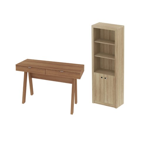 Conjunto para Escritório 2 Peças Amêndoa Tecnomobili