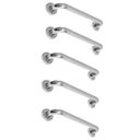 Ver imagem 1 de Alça de Apoio Barra Inox 30cm Kit 5 Unidades Idoso Acessibilidade Corredor Box Banheiro Suporte Corr