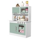 Ver imagem 2 de Cozinha Infantil 100% Mdf Valentina com Microondas Forno Pia e Torneira - Menta
