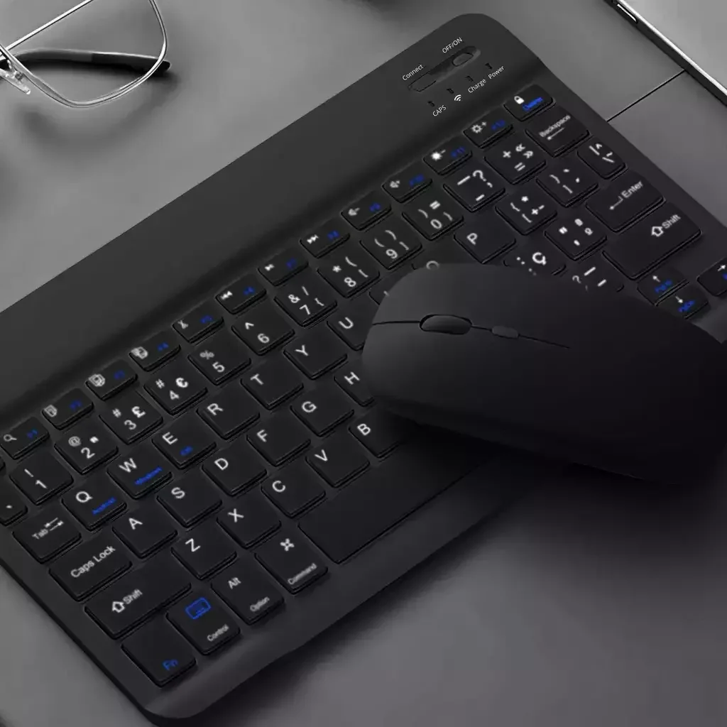Teclado sem Fio Bluetooth Recarregável com Mouse - 2