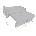 Ver imagem 7 de Sofá-Cama 140cm 2 Lugares com Baú Multimóveis CR45260 Bege