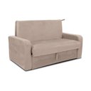 Ver imagem 1 de Sofá-Cama 140cm 2 Lugares com Baú Multimóveis CR45260 Bege