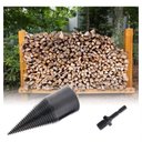 Ver imagem 3 de Broca Racha Lenha Madeira Lascar Fácil para Furadeira 32mm