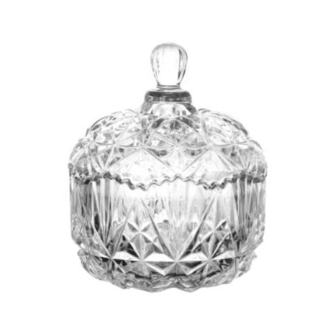 BOMBONIERE EM CRISTAL ECOLÓGICO 14X10,5CM