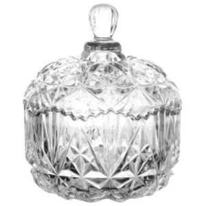 BOMBONIERE EM CRISTAL ECOLÓGICO 14X10,5CM