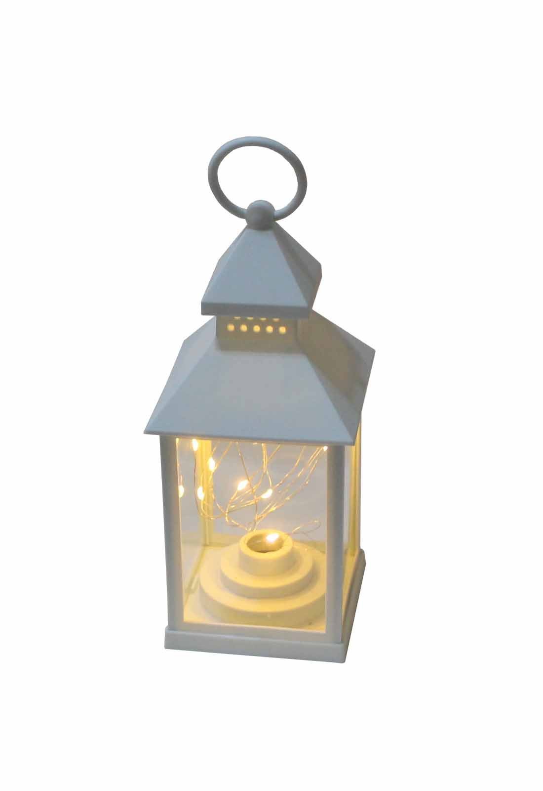 Kit 2 Luminária Decorativa Lanterna Marroquina Fios de Fada