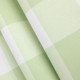 Papel de Parede Verde Claro Vichy Xadrez Estampa Grande Vinilico Lavável - 5