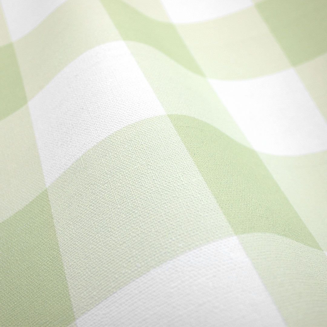 Papel de Parede Verde Claro Vichy Xadrez Estampa Grande Vinilico Lavável - 6