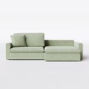 Ver imagem 7 de Sofá Cama Bélgica Retrátil e Reclínável 2,50m em Linho Columbia Premium Verde Militar - Home Mobily