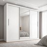 Guarda-Roupa Casal com Espelho 3 Portas 4 Gavetas 185,5cm Viena Yescasa - 1