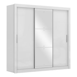 Guarda-Roupa Casal com Espelho 3 Portas 4 Gavetas 185,5cm Viena Yescasa - 2