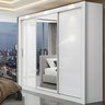 Guarda-Roupa Casal com Espelho 3 Portas 4 Gavetas 185,5cm Viena Yescasa - 1
