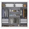 Guarda-Roupa Casal com Espelho 3 Portas 4 Gavetas 185,5cm Viena Yescasa - 9