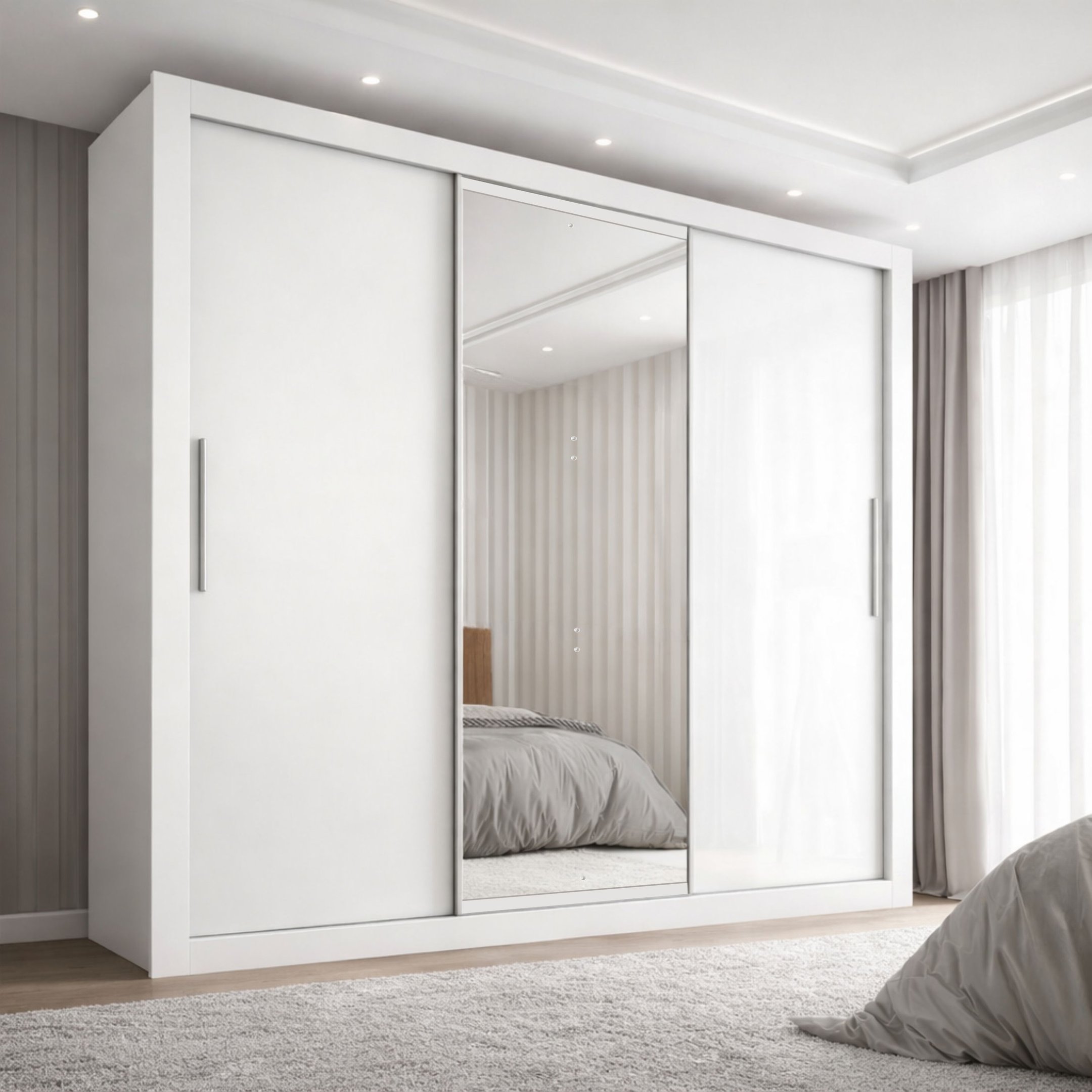 Guarda-roupa Viena Yescasa 208cm X 185cm | MadeiraMadeira