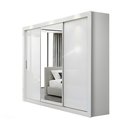 Ver imagem 2 de Guarda-Roupa Casal com Espelho 3 Portas 4 Gavetas 185,5cm Viena Yescasa