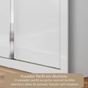 Ver imagem 6 de Guarda-Roupa Casal com Espelho 3 Portas 4 Gavetas 185,5cm Viena Yescasa