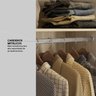 Guarda Roupa Casal 3 Portas com Espelho e 2 Gavetas 100% MDF London Yescasa - 8