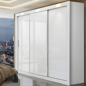 Guarda-Roupa Casal 3 Portas 4 Gavetas 185,5cm Viena Yescasa