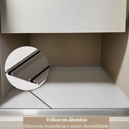 Guarda-Roupa Casal 3 Portas 4 Gavetas 185,5cm Viena Yescasa - 9