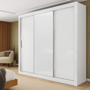 Guarda-Roupa Casal 3 Portas 4 Gavetas 185,5cm Viena Yescasa