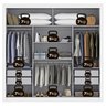 Guarda-Roupa Casal 3 Portas 4 Gavetas 185,5cm Viena Yescasa - 8