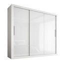 Ver imagem 2 de Guarda-Roupa Casal 3 Portas 4 Gavetas 185,5cm Viena Yescasa Branco