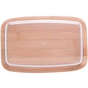 Ver imagem 7 de 10 Manteigueiras Bambu Tampa Plástica Lyor 19x12,5x6cm Restaurante Porta Queijos Mesa Posta