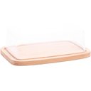 Ver imagem 3 de 10 Manteigueiras Bambu Tampa Plástica Lyor 19x12,5x6cm Restaurante Porta Queijos Mesa Posta