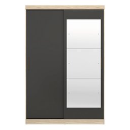 Guarda-Roupa Solteiro com Espelho 2 Portas de Correr 2 Gavetas Tuco Yescasa - 13