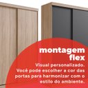 Ver imagem 3 de Guarda-Roupa Solteiro 2 Portas Correr 2 Gavetas Tuco Yescasa