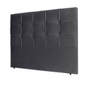 Ver imagem 6 de Guarda Roupa Belga 2 Portas e Cômoda Atria Amêndola Grafito com Cabeceira Luiza 140 cm Preto – Demar