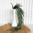 Ver imagem 2 de Decoração Sala Quarto Vaso Solitário Branco com Planta Caída