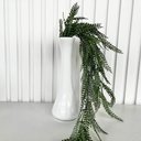 Ver imagem 3 de Decoração Sala Quarto Vaso Solitário Branco com Planta Caída