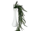 Ver imagem 1 de Decoração Sala Quarto Vaso Solitário Branco com Planta Caída