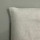 Ver imagem 1 de Cabeceira Pétala 120cm para Cama de Solteiro:bouclé Natural