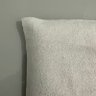 Cabeceira Pétala 120cm para Cama de Solteiro:bouclé Natural - 1