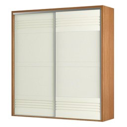 Guarda Roupa 223cm 2 Portas Tw602 Freijó/Off White - 1